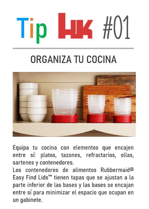 organizar cocina